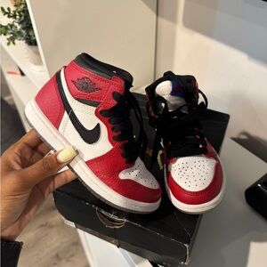 Nike Red and White Toddler Sneakers